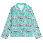 Women’s Birthday Pajamas – Pastel Cakes Cupcakes Print Lounge Set Women's Pajama Sets Slumberette