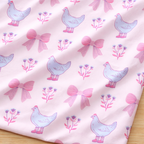 Women's Cute Ruffle Shorts Pajama Set - Hen Party Western Style