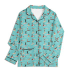 Women's Beachy Surfers Cotton/Poly Pajama Pants Set Women's Pajama Sets Slumberette™