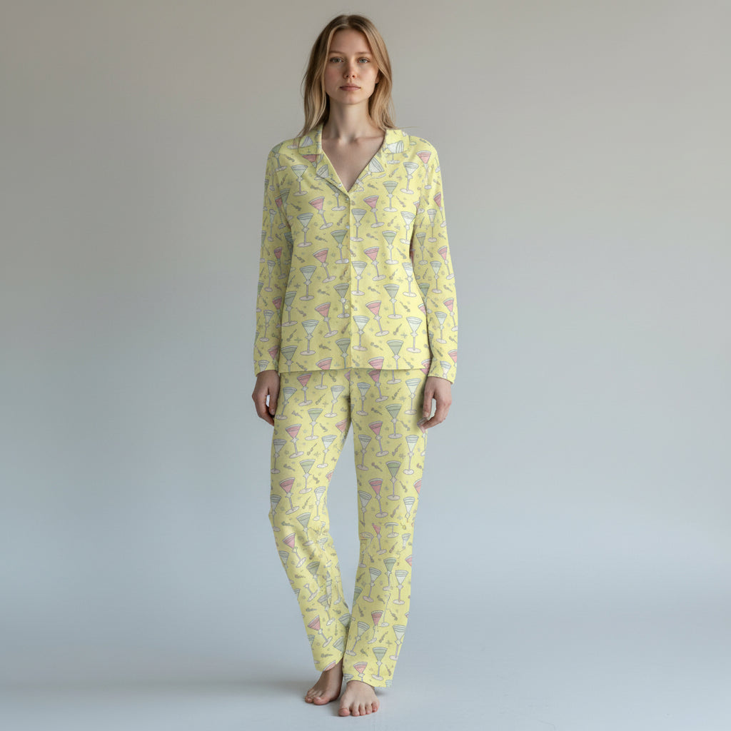 Women's Jersey Knit Girls Weekend Pajamas - Martini Social Club