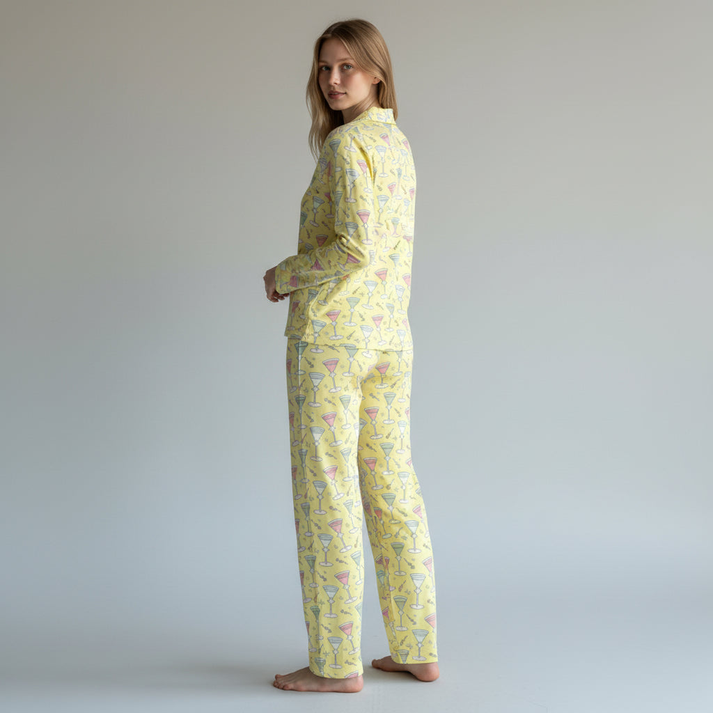 Women's Jersey Knit Girls Weekend Pajamas - Martini Social Club