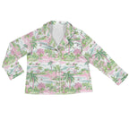 Women's Island Beach Style Silky Pajama Pants Set Women's Pajama Sets Slumberette™