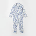 Women's Jersey Knit Chinoiserie Easter Bunny Floral Pajamas