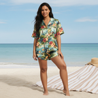Women’s Silky Pajama Shorts, Hawaiian Women's Pajama Shorts Slumberette™