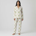 Women's Jersey Knit Pink Hydrangeas Floral Pajamas