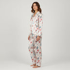 Women’s Satin Pajama Set – Lovers in Paris