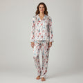 Women’s Satin Pajama Set – Lovers in Paris