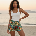 Women’s Silky Pajama Shorts, Hawaiian Women's Pajama Shorts Slumberette™
